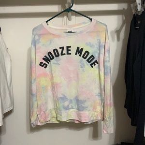 PINK pajama long sleeve